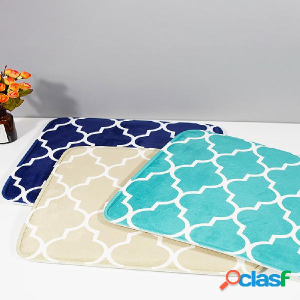 Alfombras de franela de espuma viscoelástica Soft Cojín