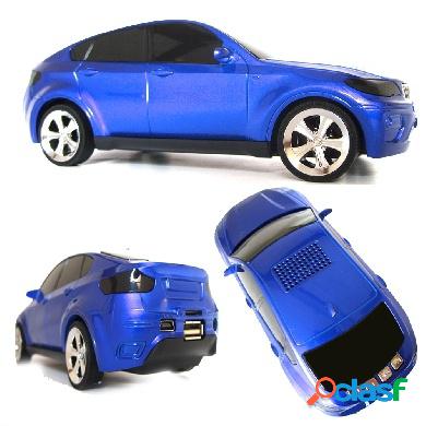 BRobotix Bocina Portátil Auto BMW X6, 6W RMS, USB 2.0, Azul