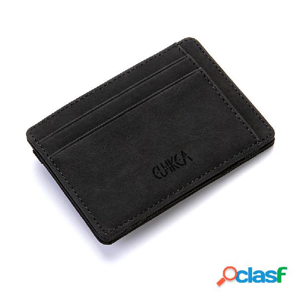 Cartera para hombre Monedero pequeño con cremallera