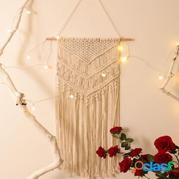 Coutlet Macrame Tapiz Manta para colgar en la pared Tapiz de