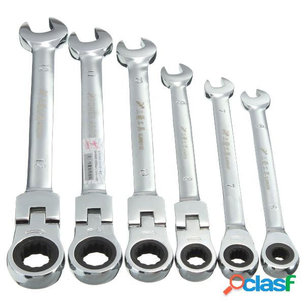 DANIU Cabeza de pivote flexible Combinación llave de llave