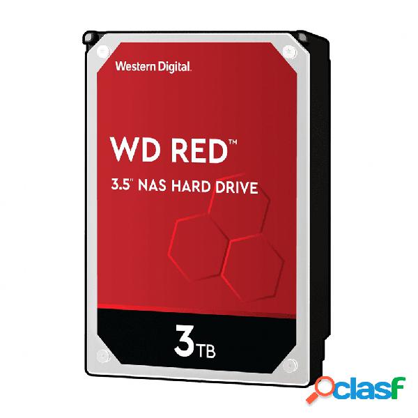 Disco Duro Interno Western Digital WD Red 3.5", 3TB, Serial