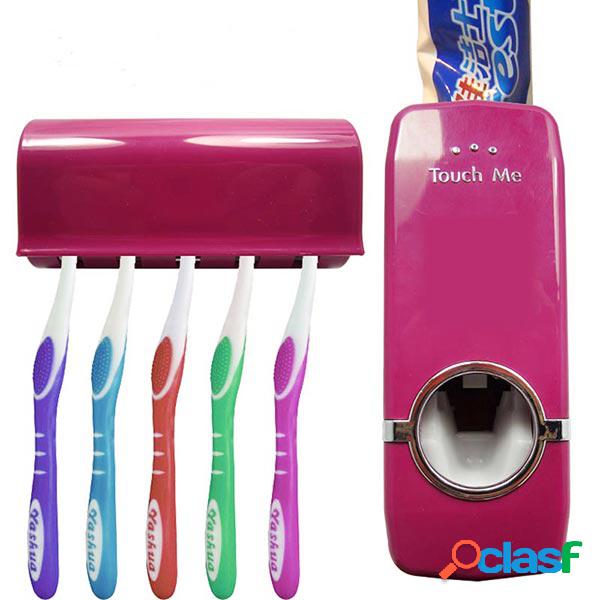 Dispensador de pasta de dientes automático montado en la