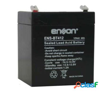 Enson Batería de Respaldo ENS-BT412, 12V, 4A