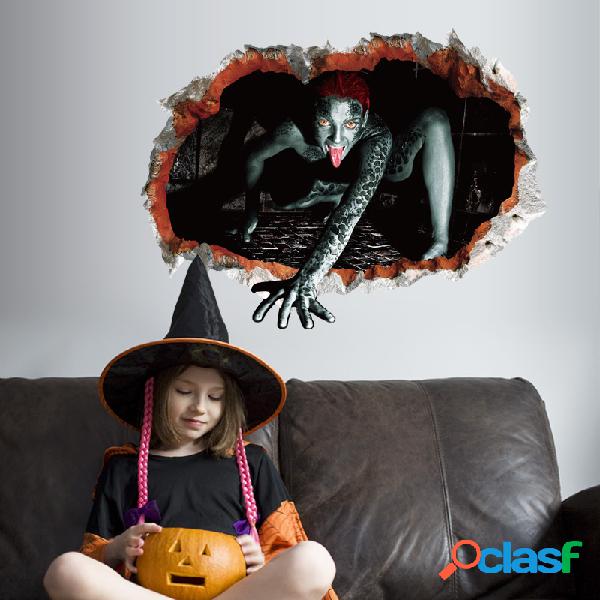 Extraíble Fiesta de Halloween Pegatinas de pared de miedo
