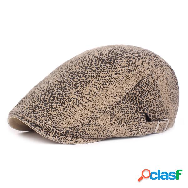 Gorra de boina de algodón para hombre Gorra delgada de