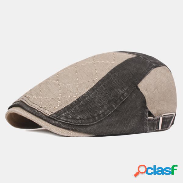 Gorras de boina de colores de retazos de algodón para