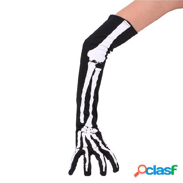 Halloween Gloveshollowen Cosplay Props Traje Huesos de mano