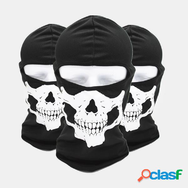 Halloween al aire libre CS Head Cover Cráneo Patrón
