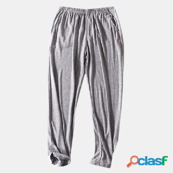 Hombre Soft Ropa de dormir cómoda Modal Transpirable Casual