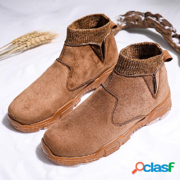 Hombre Suede Antideslizante Casual Tobillo Botas