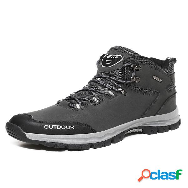 Hombre al aire libre Soft Cordones antideslizantes Escalada