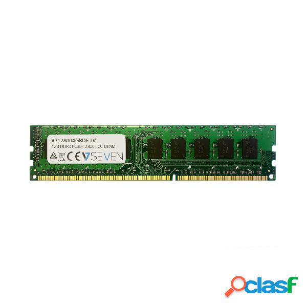 Memoria RAM V7 V7128004GBDE-LV DDR3, 1600MHz, 4GB, ECC, CL5