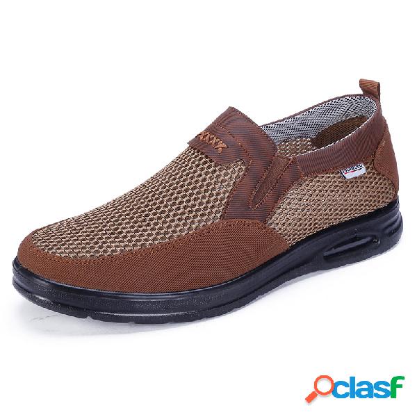 Men Old Peking Style Cloth Comfy Breathable Soft Sole Casual