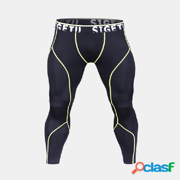 Mens Sport Pantalones Mallas de entrenamiento de secado