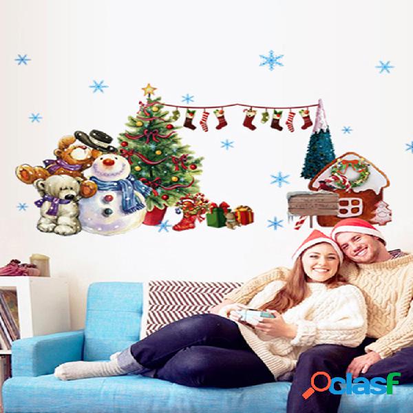 Miico ABQ6006 Christmas Sticker Air Wall Stickes extraíble