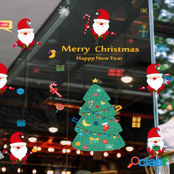 Miico SK9230 Christmas Catoon Etiqueta de la pared