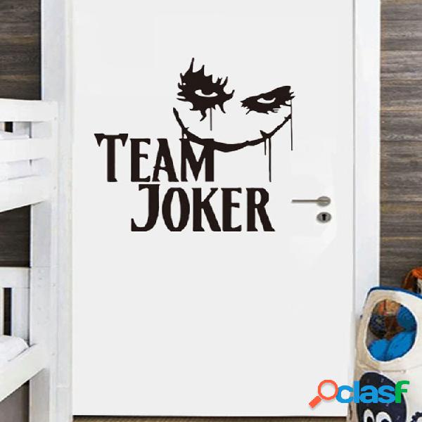 Miico Team Joker Halloween Sticker Adhesivo de pared