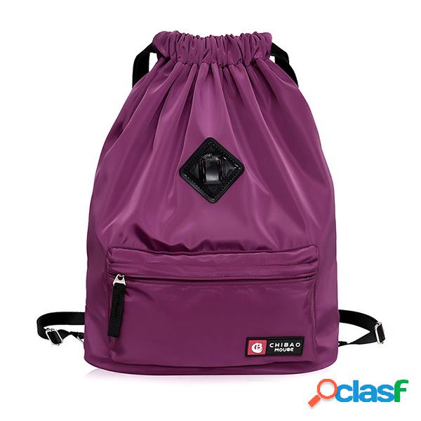 Mochila impermeable de nylón para hombres y mujeres