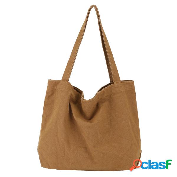 Mujer Bolso de hombro liviano de gran capacidad de color