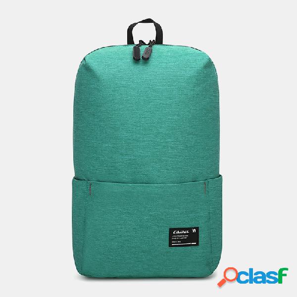 Mujer Oxford Impermeable Mochila sólida para portátil de