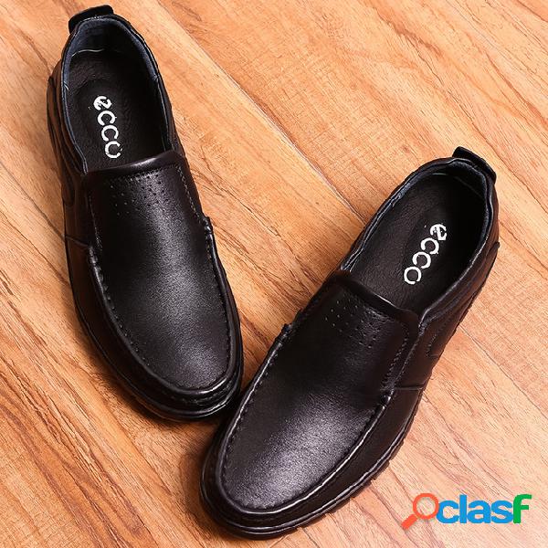 New Cowhide Breathable Black Men's Shoes Business Shoes