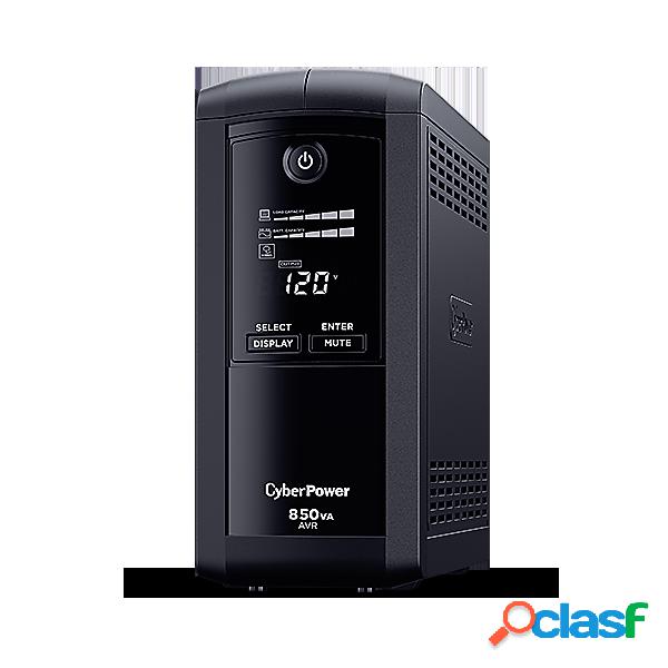 No Break CyberPower CP850AVRLCD, 510W, 850VA, 9 Contactos