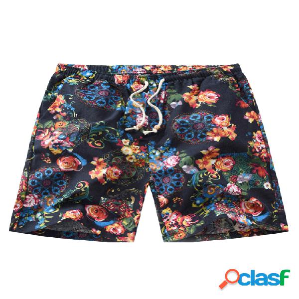 Pantalones cortos de moda estampados con personalidad de