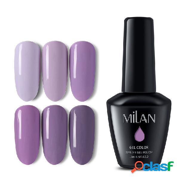 Purple Series Nail Gel Polish 15ML Gel de uñas de larga
