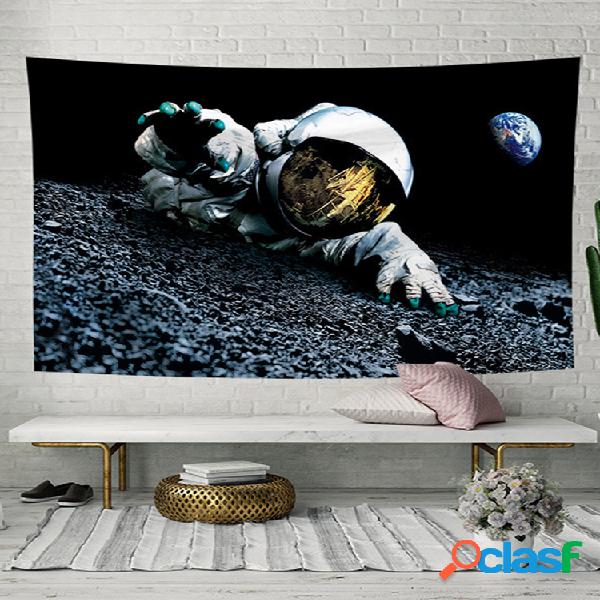 Tapiz de decoración de sala de estar de astronauta de la