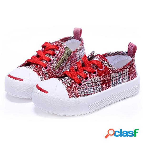 Unisex Niños Cremallera lateral Cómodo Antideslizante Low