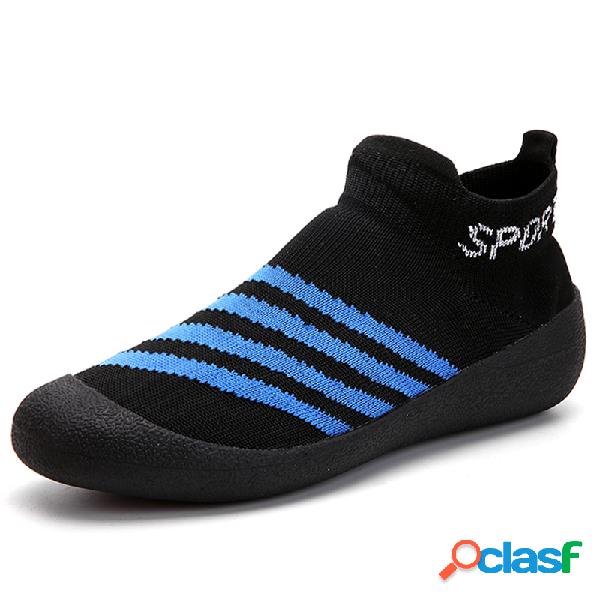Zapatillas de deporte de calcetín para correr con tejido de