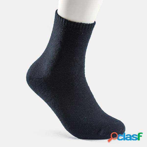 calcetines Terry de negocios en color liso calcetines Tubos