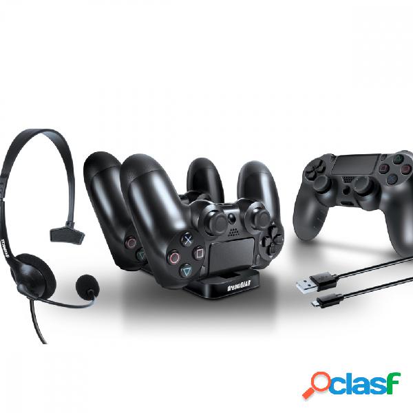 dreamGEAR Kit Gamer DGPS4-6435 para PlayStation 4, Negro