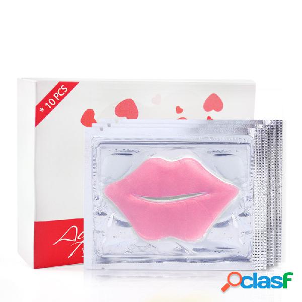 10 Unids Máscara de Labios Colágeno Almohadillas
