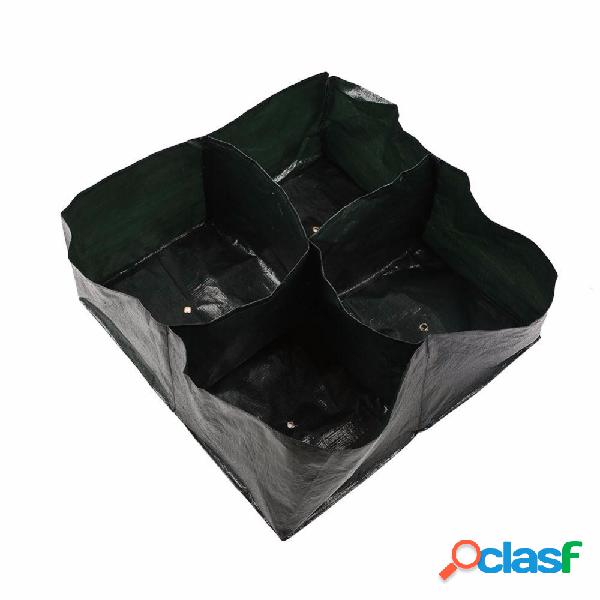 4 bolsillos Vegetable Planter Bolsas Outdoor Home Garden