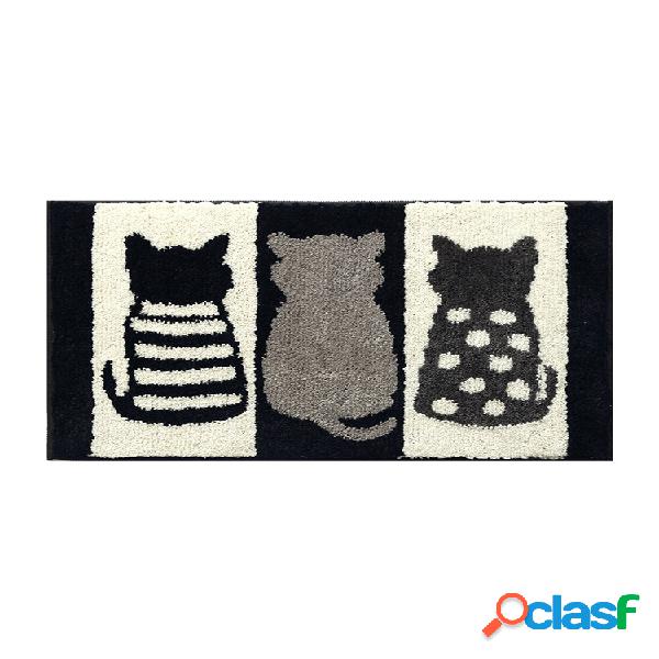 45 * 65/50 * 80cm dibujos animados Gato alfombra de felpa