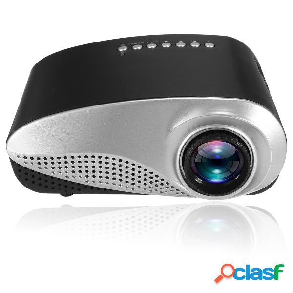 802 Mini portátil 1080P 3D HD LED Proyector Cine en casa