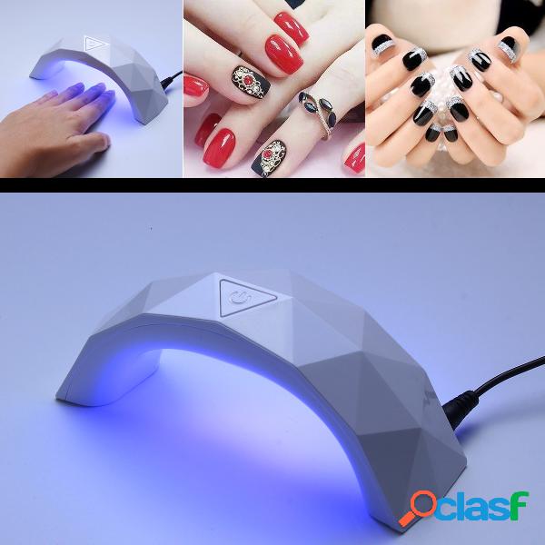 9W Mini UV LED Nail Dryer Nails Gel Polaco Lámpara de luz