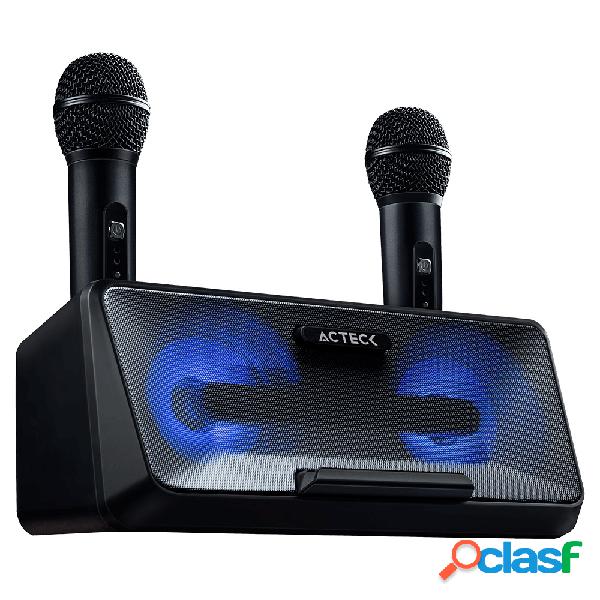 Acteck Sistema para Karaoke CK10, Inalámbrico, Negro