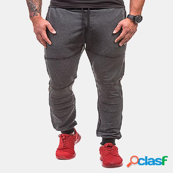Agujeros para hombre Diseño Cordón de color sólido