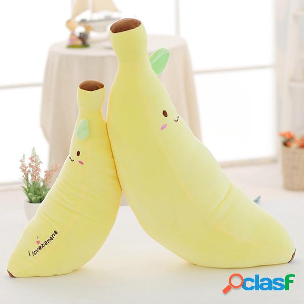 Almohada de felpa de plátano suave con personal Emoji