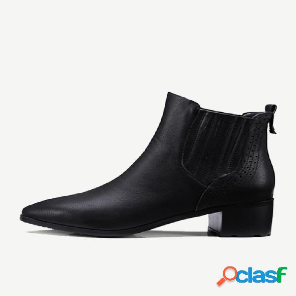 Botines transpirables blandos de PU para mujeres