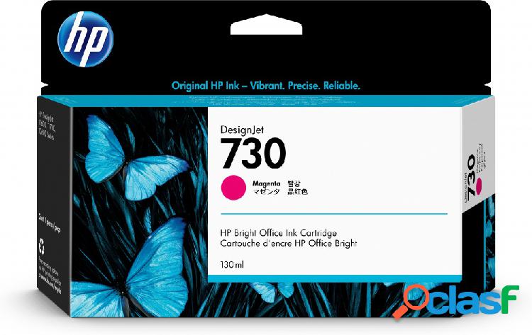 Cartucho HP 730 Magenta, 130ml