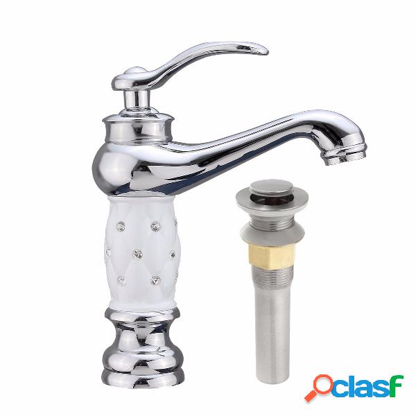 Chrome Single Lever Bathroom Basin Vessel Fregadero Antique