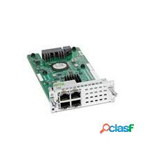 Cisco Modulo de Red NIM-ES2-4=, Gigabit Ethernet, 4x RJ-45,