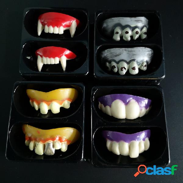 Dentaduras de Halloween Plástico Soft Fiesta de cosplay