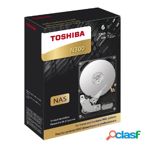 Disco Duro para NAS Toshiba N300 3.5'' de 1 a 8 Bahías,