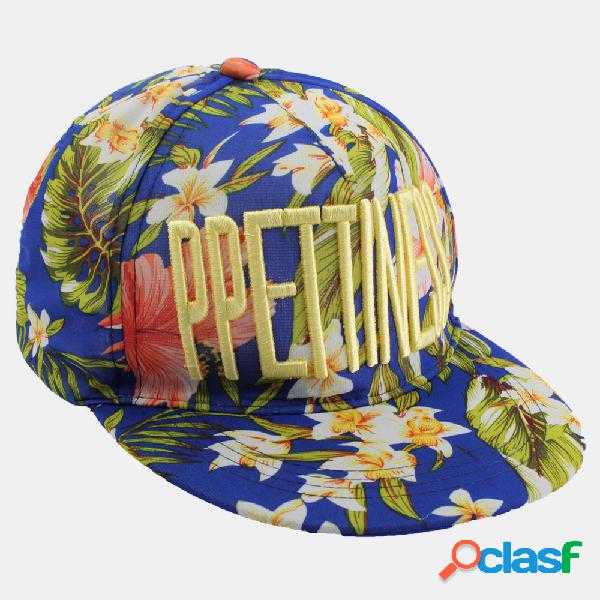 Gorra de béisbol floral para mujer Sombreros de hip hop