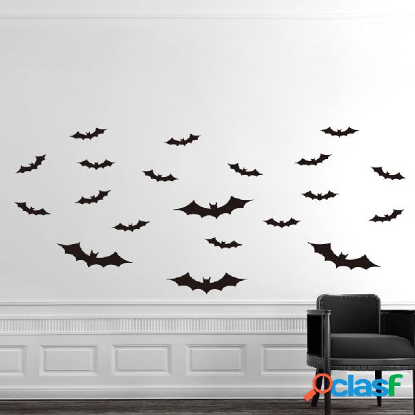 Halloween DIY PVC Bat pegatina de pared calcomanía